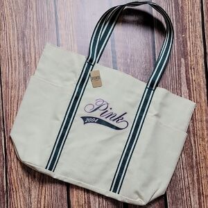 Victoria's Secret Pink Canvas Tote Bag